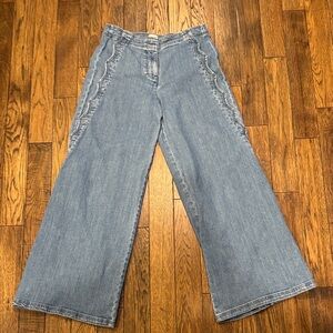 Anthropologie Denim Wide Leg Jeans
